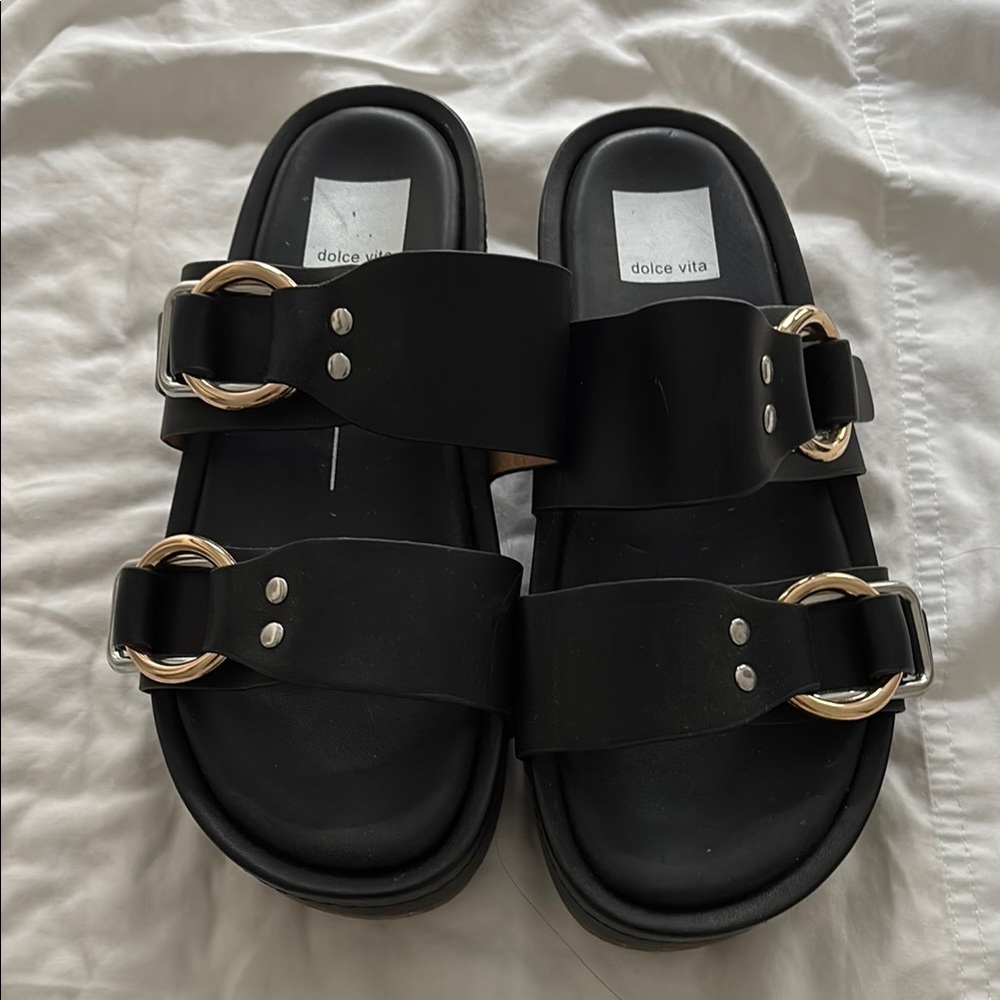 Dolce Vita Black Women's Sandals
